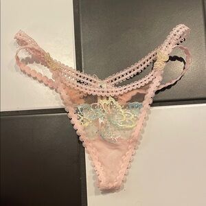 For Love and Lemons Pink Lace Panties